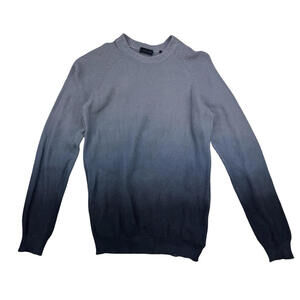 Paul & Shark Ombre Dyed Cotton Knit Sweater Size M